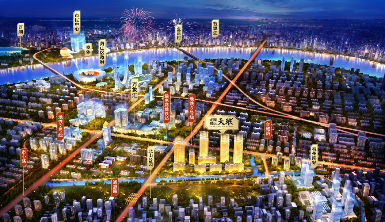 龙湖融信天琅府区位