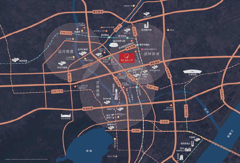 荣安春熙上和湾区位