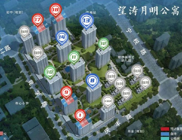 滨江望涛月明效果图