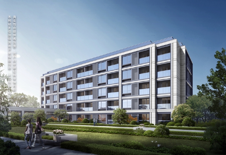 余交蓝城·湖印晓庐效果图