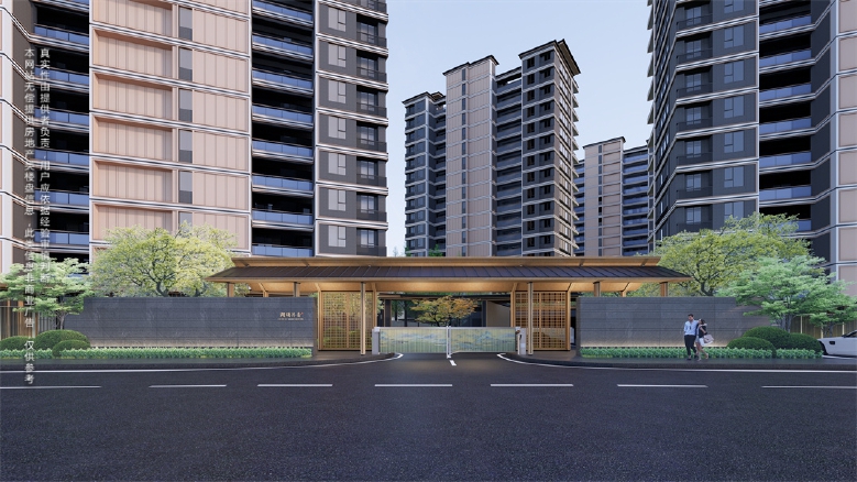 湖颂丹青府效果图