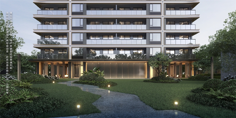 湖颂丹青府效果图