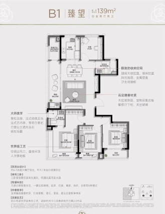 4室2厅2卫户型详情